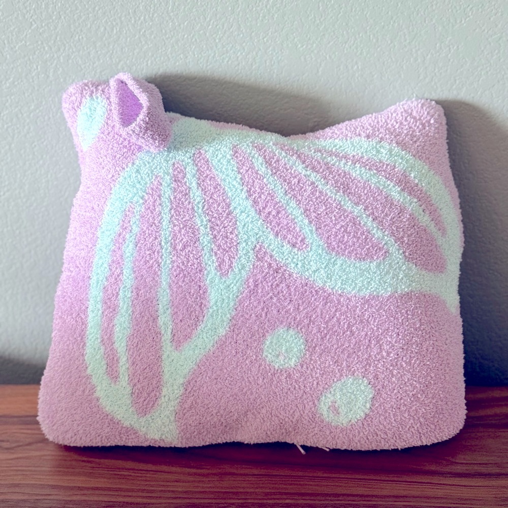 Krista Horton X Staykation Purple and teal Quillow with wristlet handle